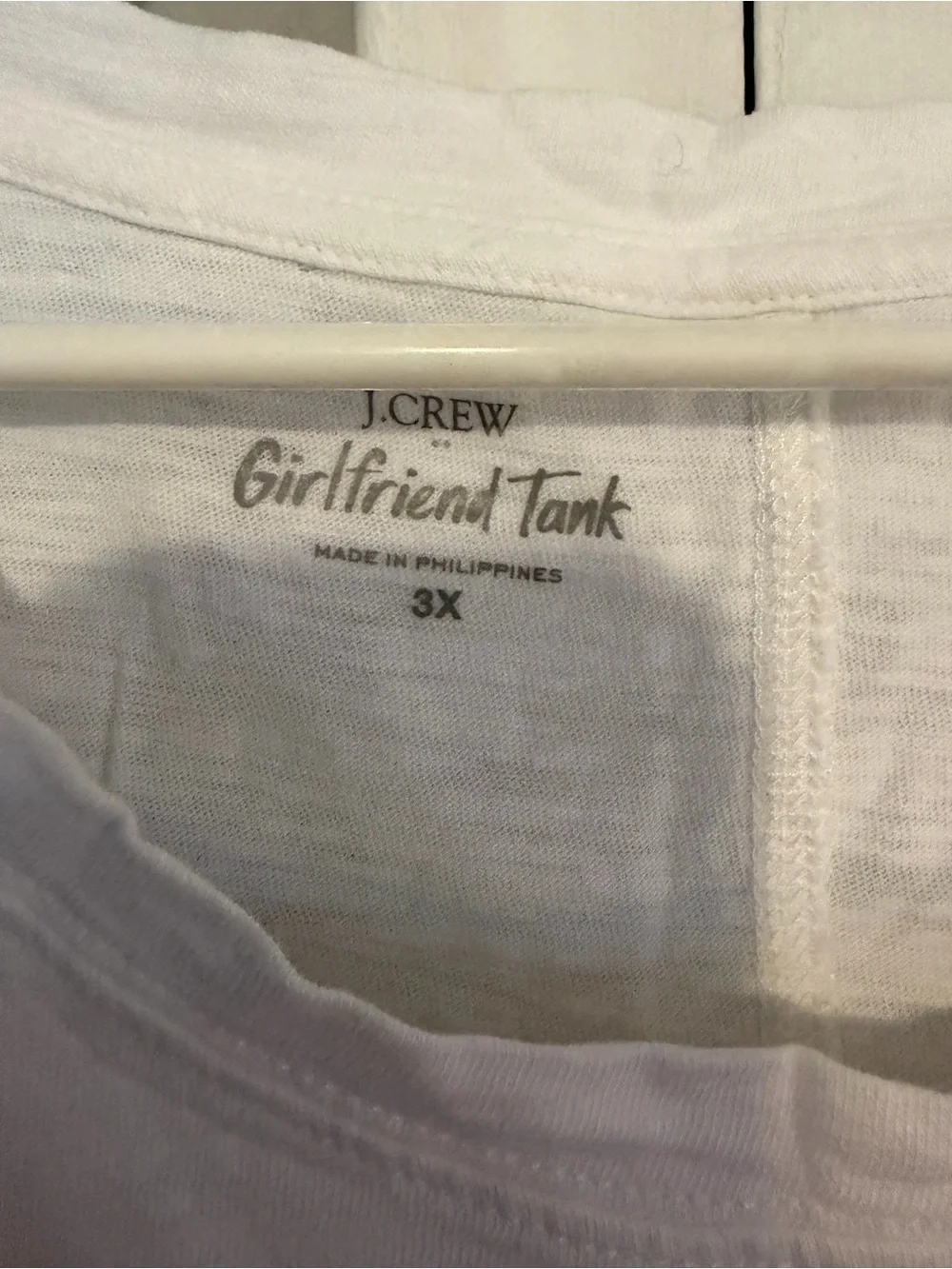 J. Crew White Sleeveless Tank Top